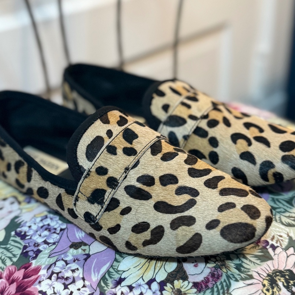 Steve Madden Leopard Loafers
